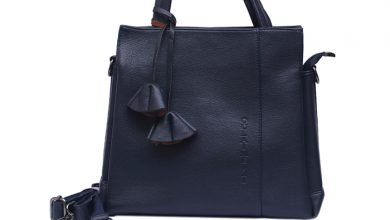 Blue handbag