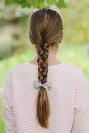 Classic Three-Strand Braid Ponytail