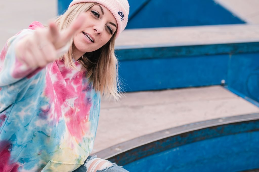 Tie-dye shirts