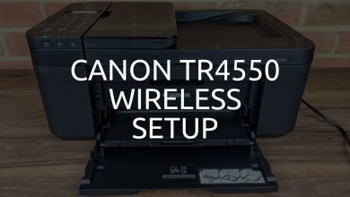 how to setup canon tr4500 printer