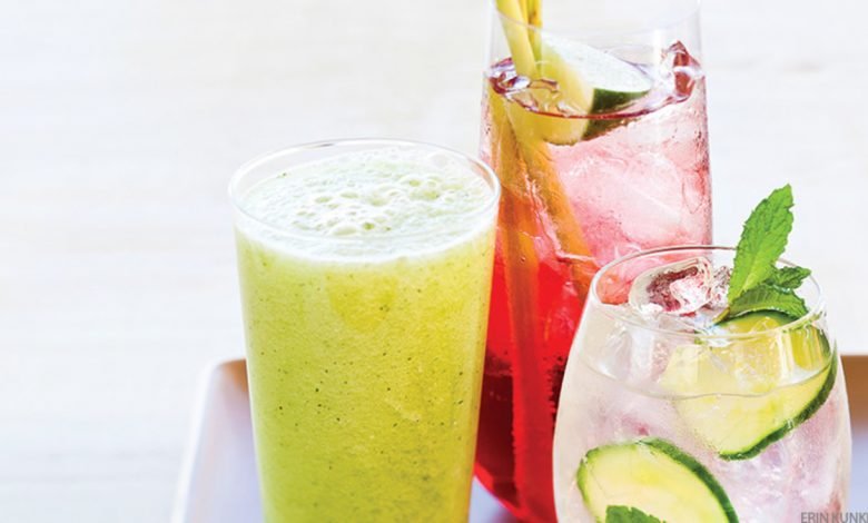 healthy summer cooling drinks