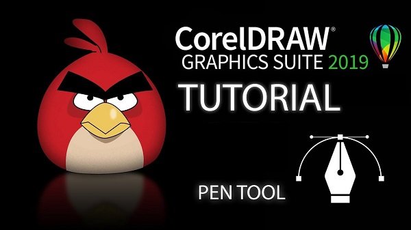 CorelDRAW tutorial how to use pen tool