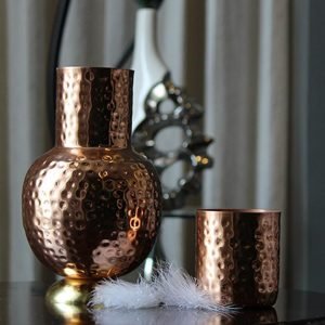 Copper Bedside Water Jar