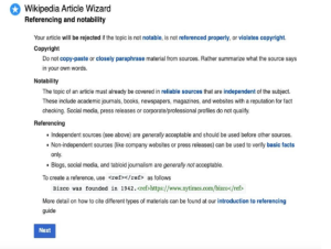 wikipedia page creation agency