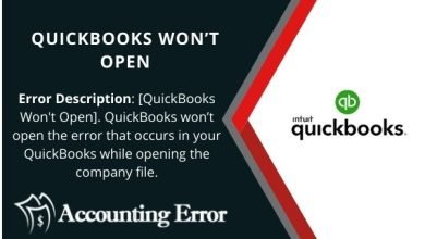 QuickBooks Won’t Open