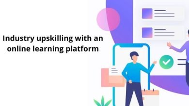 Industry upskilling with an online learning platform