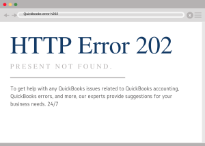 How to fix quickbooks error 404