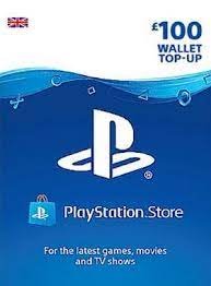 PlayStation Network Wallet Top Up £100